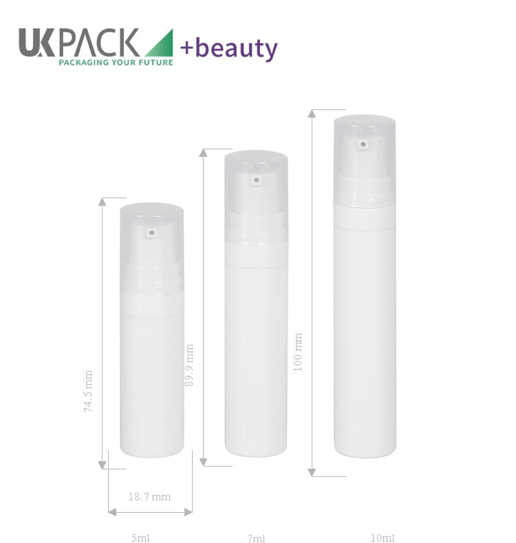 Botella airless con bomba de viaje de 5 ml, 8 ml y 10 ml - imagen 2