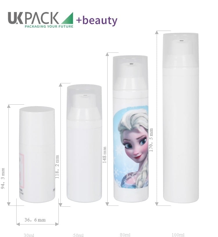Botella airless con bomba e impresión personalizada - imagen 2