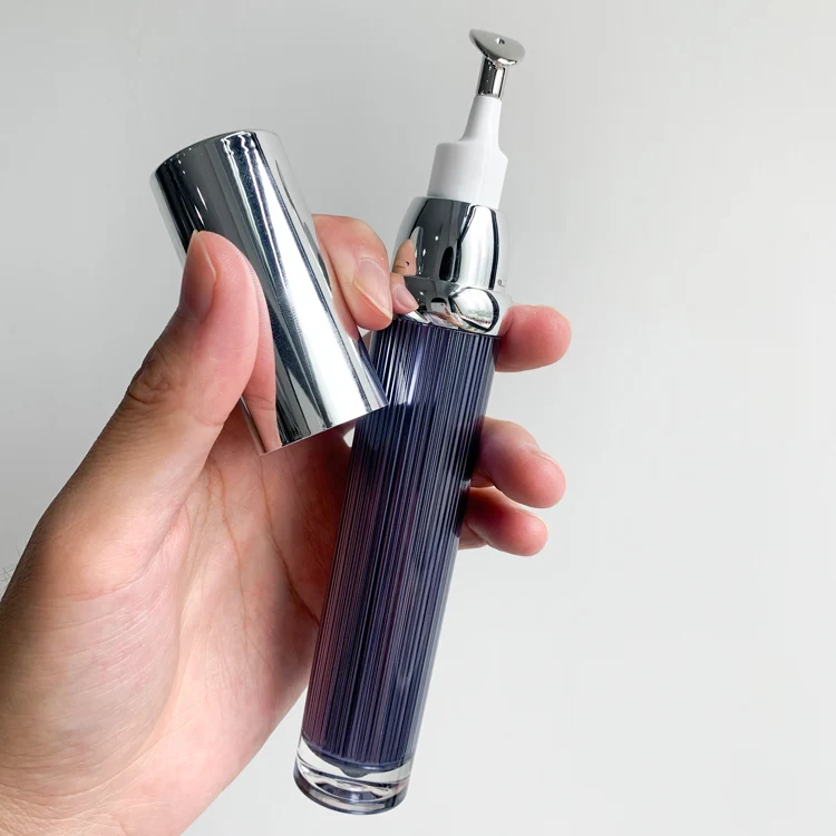 15ml Airless Eye Cream Bottle With Metal Massager Tip - vista 2