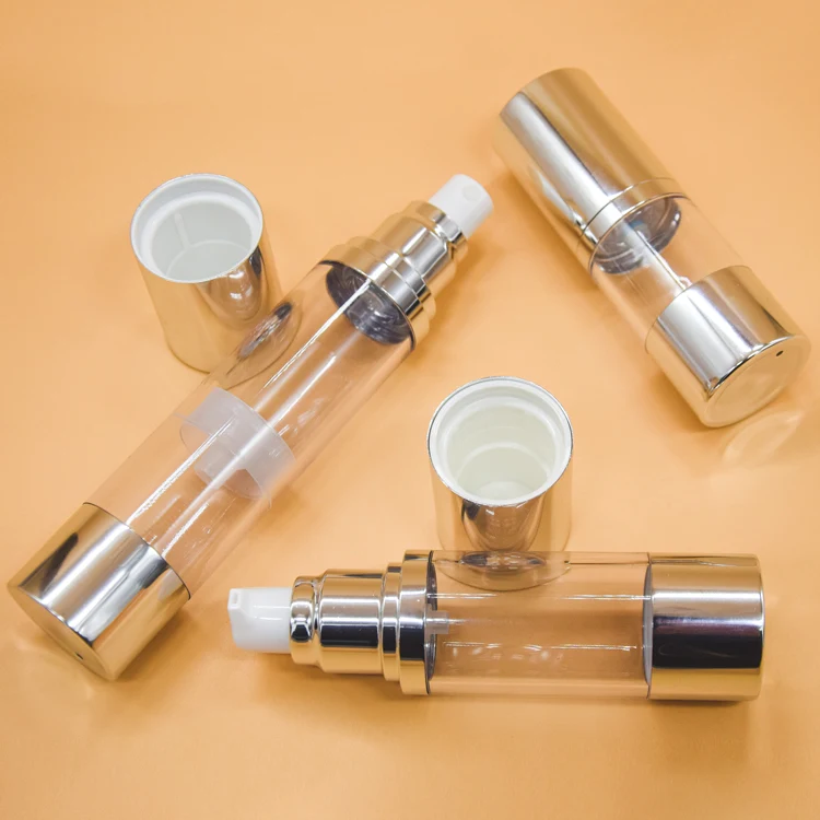 Luxury Cosmetic Aluminum Airless Bottles for Lotion, Cream, Serum, Essence - vista 1