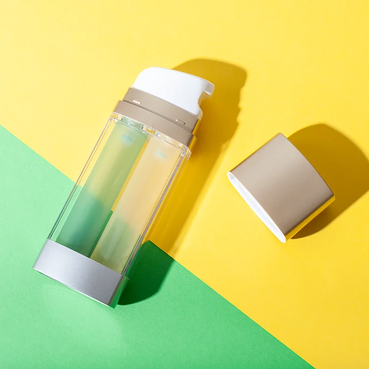 AS Plastic Dual Chamber Airless Bottle 15ml and 15ml - vista 1