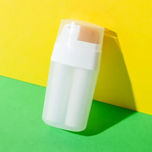 Botella airless de doble cámara de PP de 7,5+7,5 ml - imagen 1