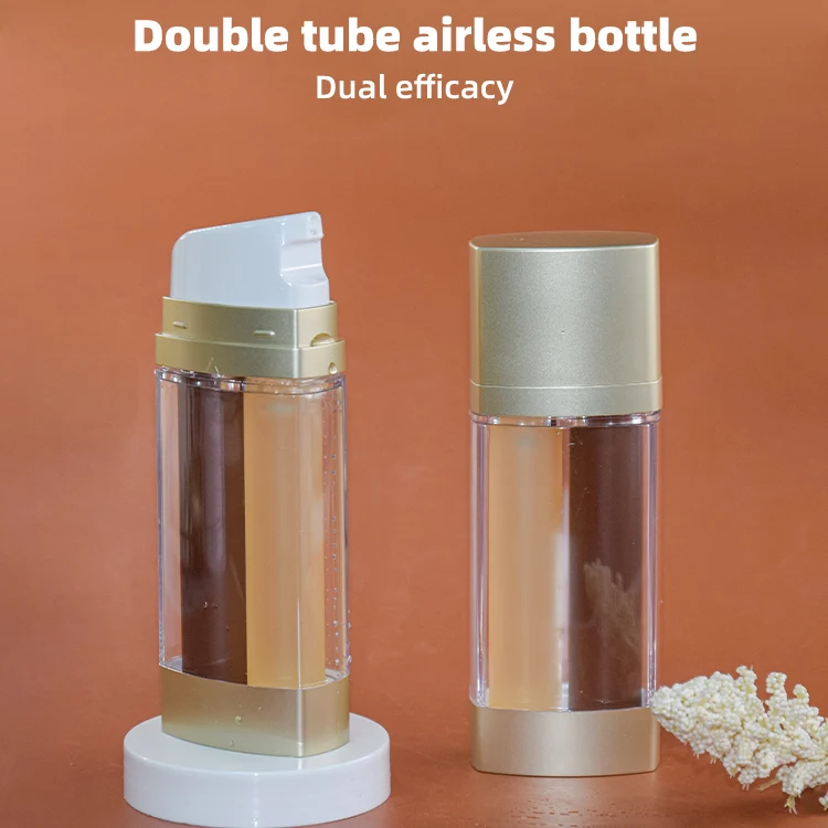 Dual Chamber Airless Treatment Pump Bottle 15ml*2 - vista 2
