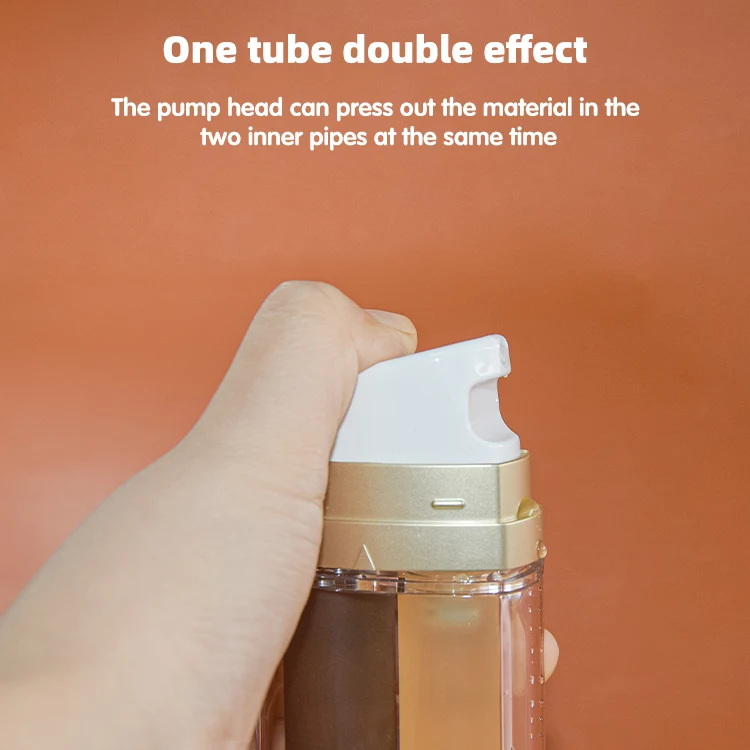Dual Chamber Airless Treatment Pump Bottle 15ml*2 - vista 3