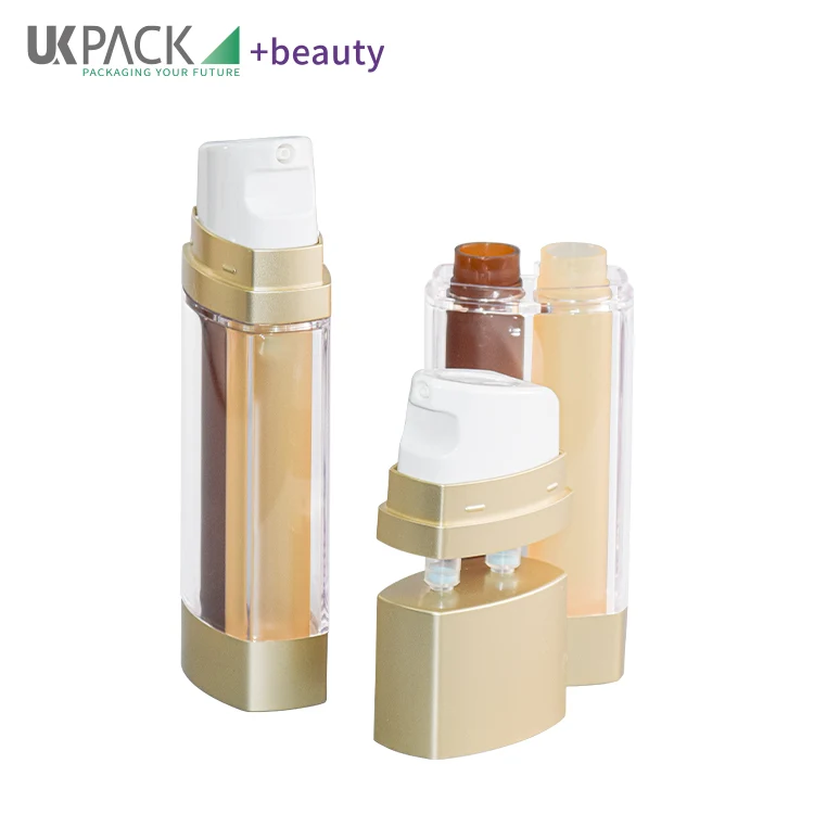 Dual Chamber Airless Treatment Pump Bottle 15ml*2 - vista 4