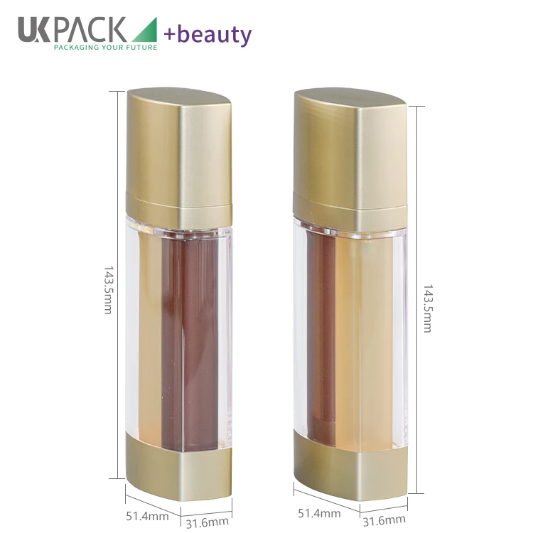 Dual Chamber Airless Treatment Pump Bottle 15ml*2 - vista 6