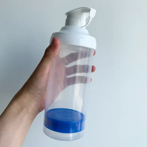 Botella airless de PP de 500 ml para acondicionador - imagen 1