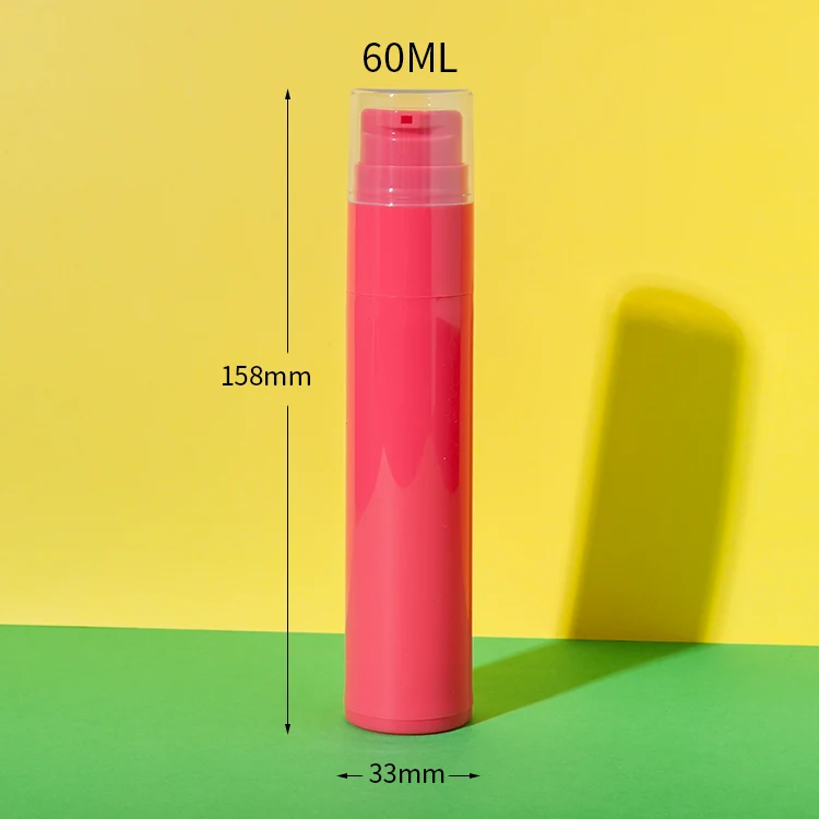 PP Plastic Airless Pump Toothpaste Bottle 60ML - vista 2