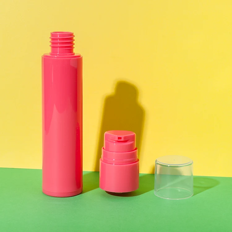 PP Plastic Airless Pump Toothpaste Bottle 60ML - vista 5