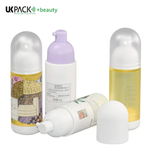 PP AS Plastic 45ml Airless Pump Bottle With Matte Surface - vista 1