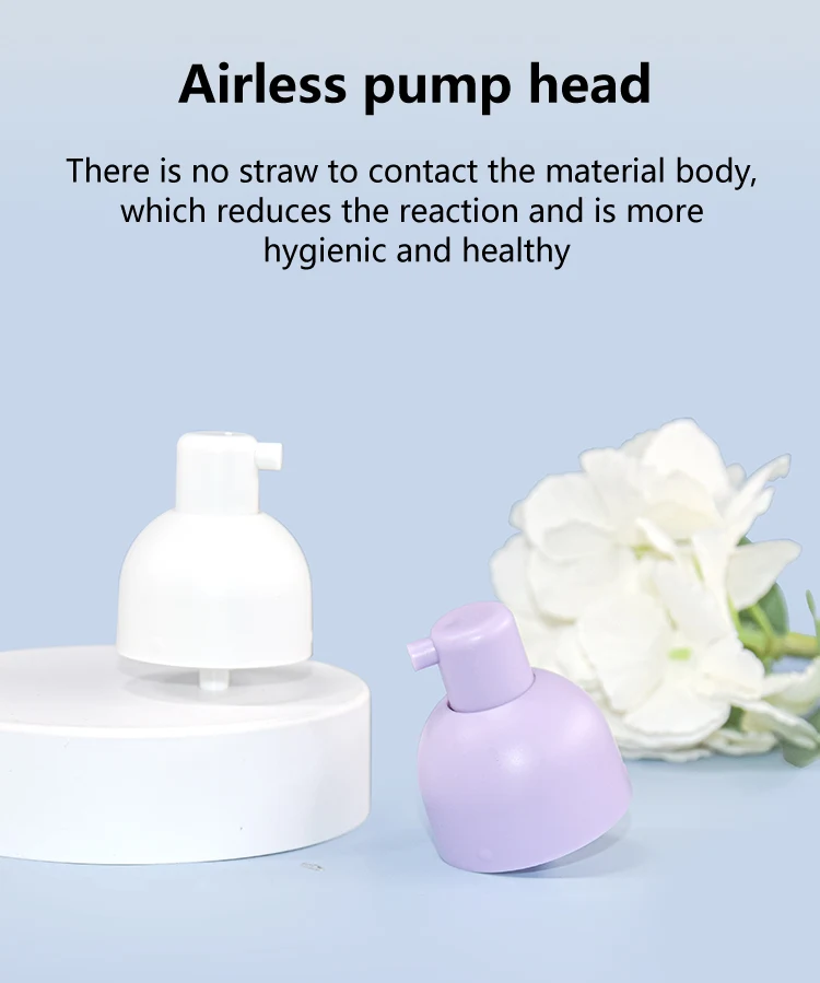 PP AS Plastic 45ml Airless Pump Bottle With Matte Surface - vista 6