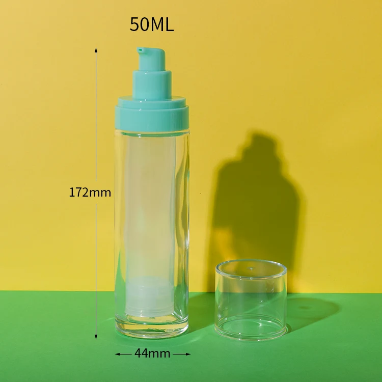 Refillable Glass Airless Pump Bottles 15ML 30ML 50ML - vista 4