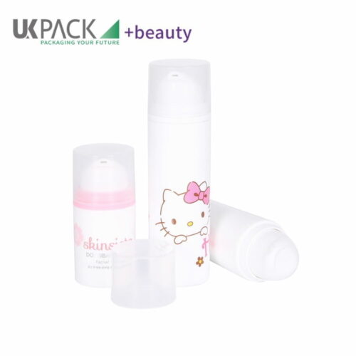 Botella airless desechable con bomba para crema cosmética - imagen 1
