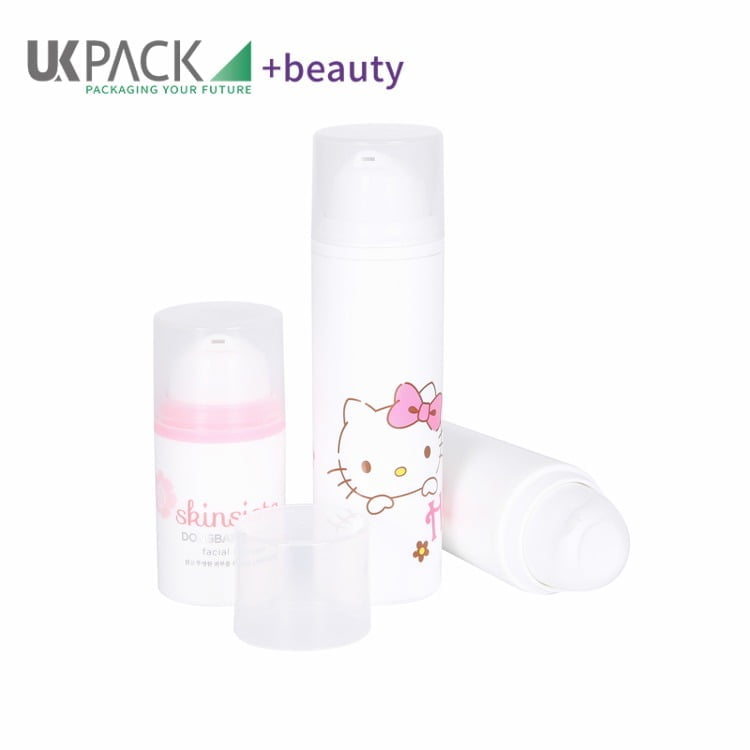Botella airless desechable con bomba para crema cosmética - imagen 1