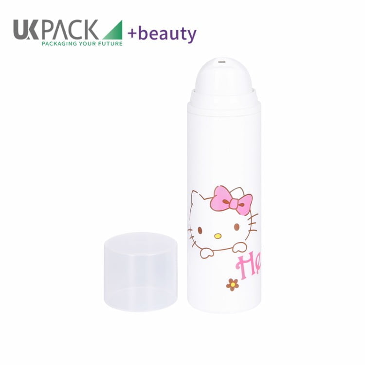 Botella airless desechable con bomba para crema cosmética - imagen 4