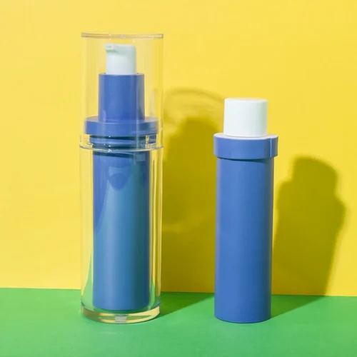 Botella airless recargable de PET para dentífrico, 30 ml – vista 1