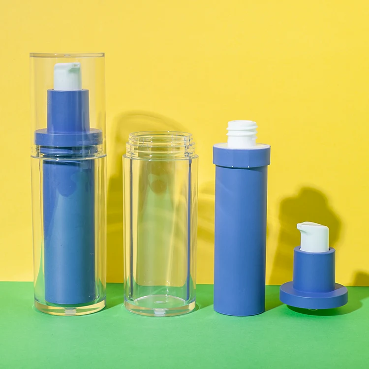 Botella airless recargable de PET para dentífrico, 30 ml – vista 2