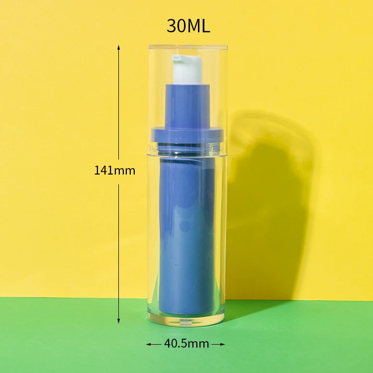 Botella airless recargable de PET para dentífrico, 30 ml – vista 3