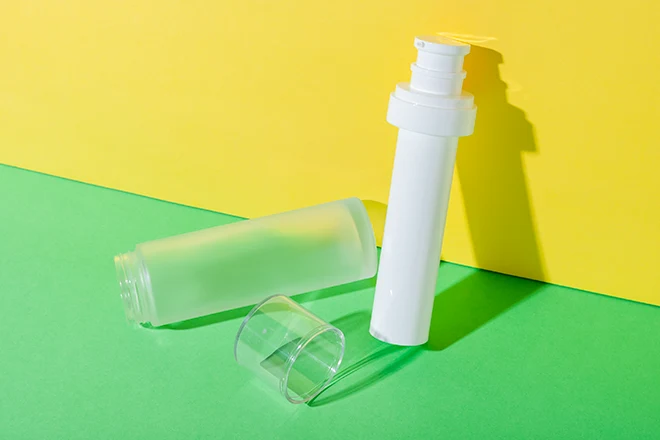 Botella airless de vidrio recargable – 3 refillable airless glass bottle 50ml - 3