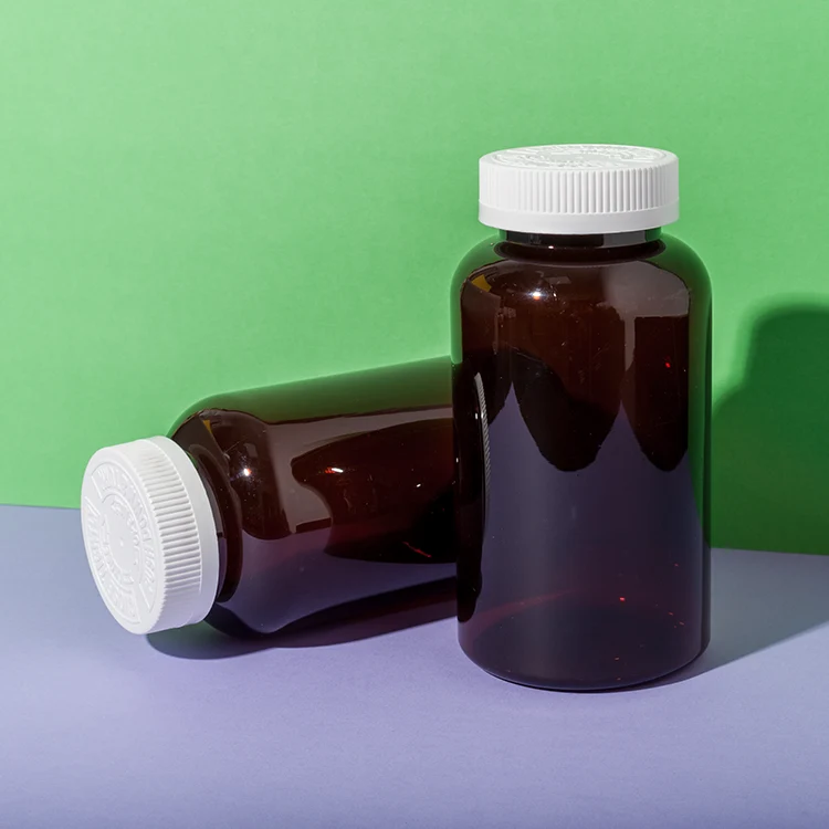 PET Plastic 625cc Omega-3 Capsules Bottle - vista 1