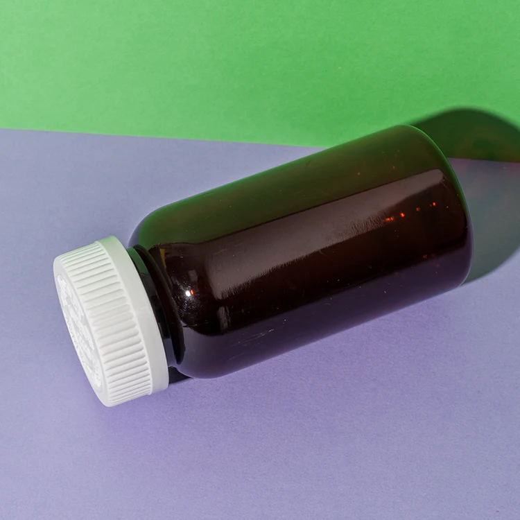 PET Amber Plastic Pill Bottle 150cc - vista 4