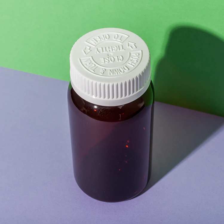 PET Amber Plastic Pill Bottle 150cc - vista 5