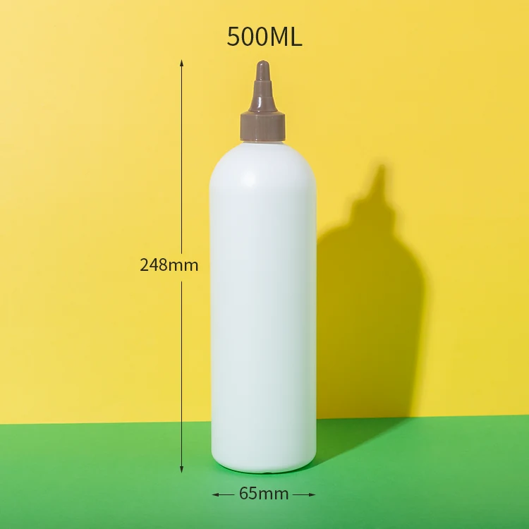 HDPE Plastic Hair Applicator Bottle 500ML - vista 2