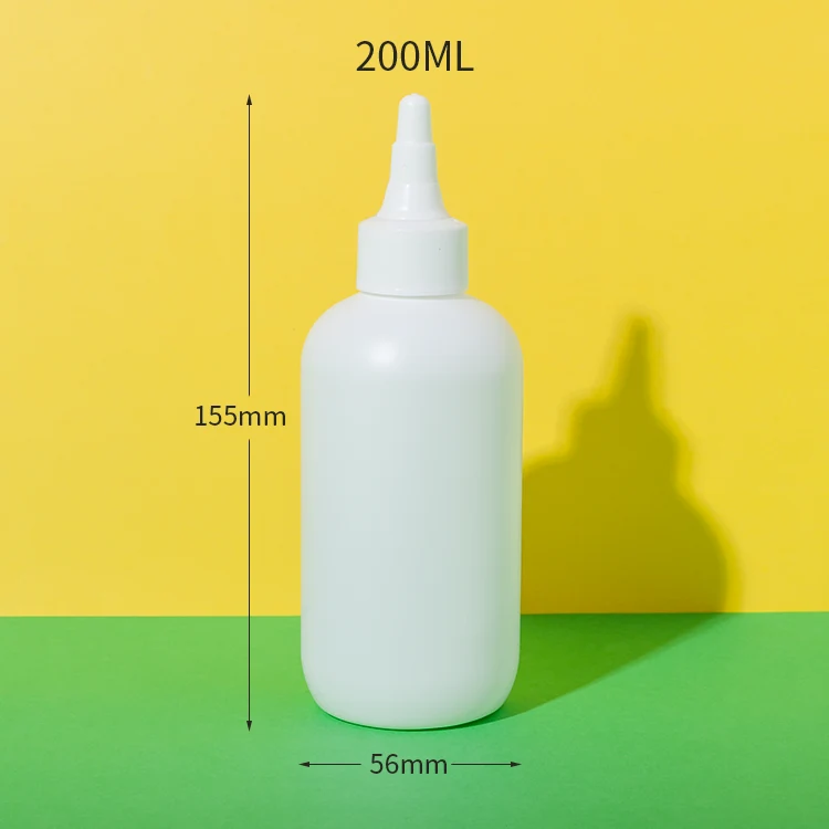 HDPE Plastic Hair Oil Bottle Applicator 200ML - vista 6