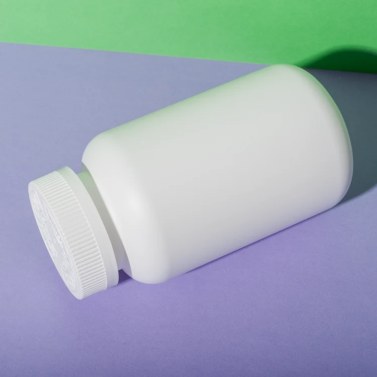 White HDPE Plastic 500cc Sports Nutrition Bottle - vista 5