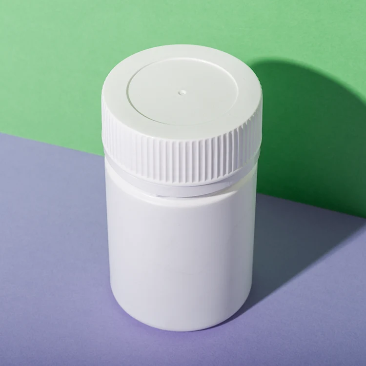 White HDPE Plastic 150cc Packer Bottle for Supplement - vista 5