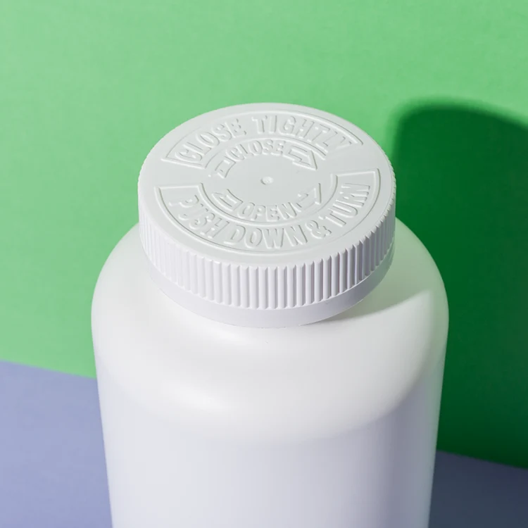 White HDPE Plastic 750cc Vitamin B12 Bottle - vista 6
