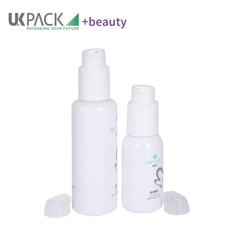 White Lotion Pump Bottle 50ml, 120ml - vista 1