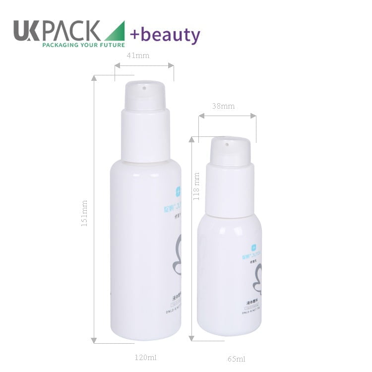White Lotion Pump Bottle 50ml, 120ml - vista 2