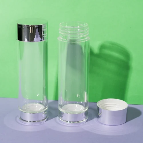 PS Clear Cylindrical Supplement Bottle 50ML - vista 1