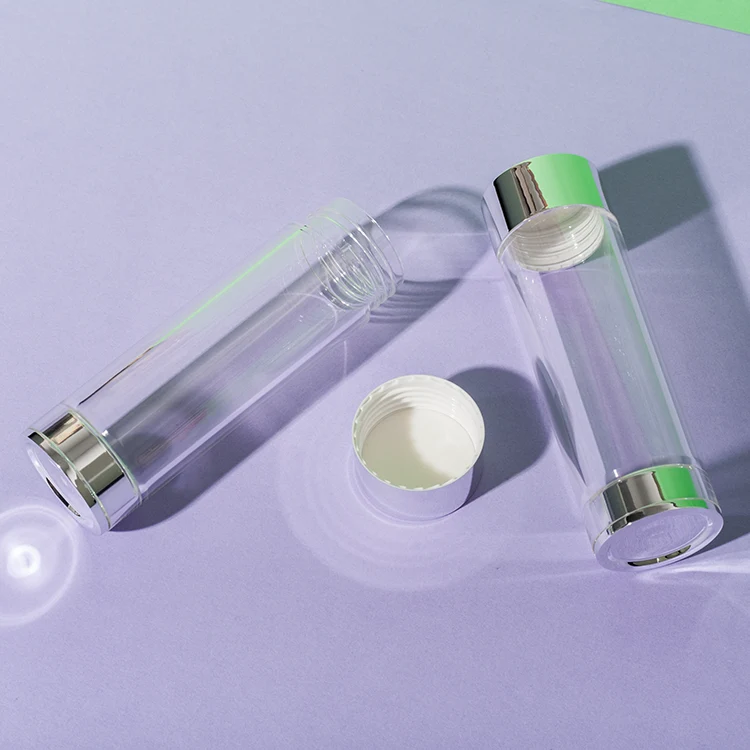 PS Clear Cylindrical Supplement Bottle 50ML - vista 3