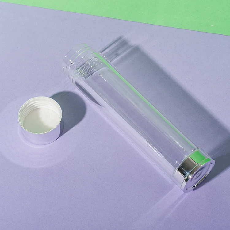 PS Clear Cylindrical Supplement Bottle 70ML - vista 2