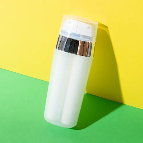 Botella cosmética airless de doble cámara de PP de 15+15 ml - imagen 1