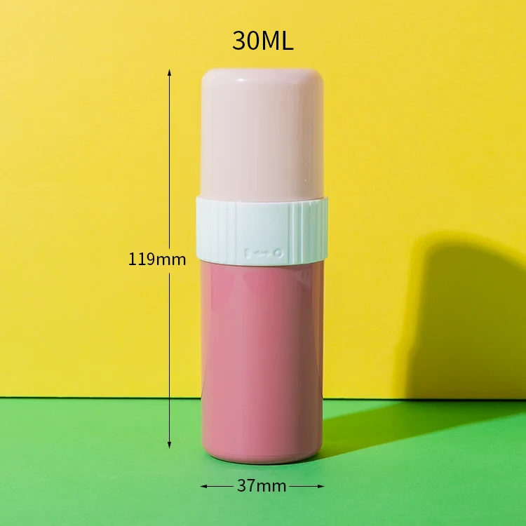 Botella cosmética airless reutilizable de PP, 30/50 ml – vista 3