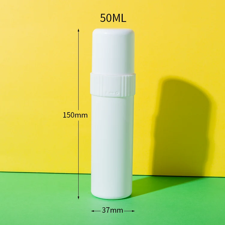 Botella cosmética airless reutilizable de PP, 30/50 ml – vista 4