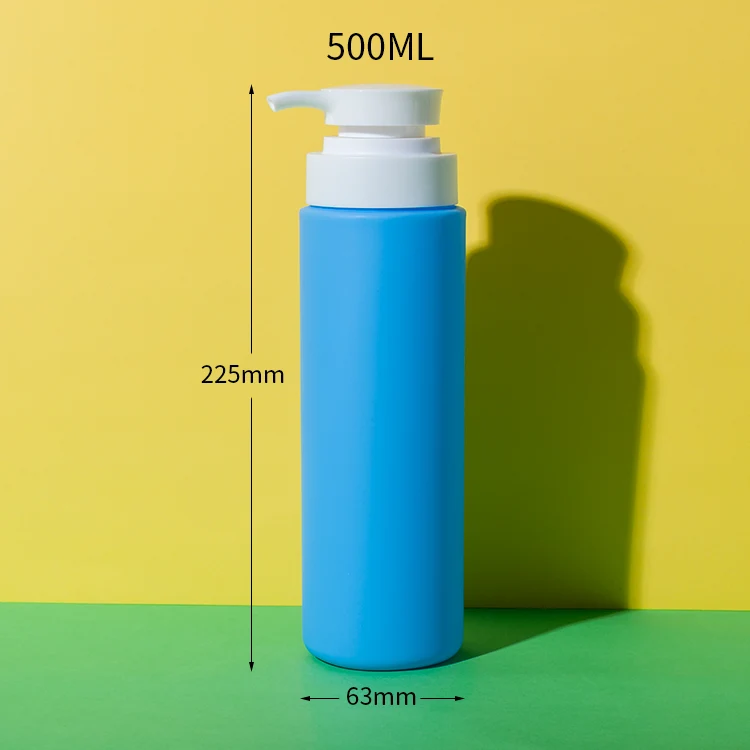 500ML HDPE Soft-Touch Elegant Shampoo Bottle - vista 2