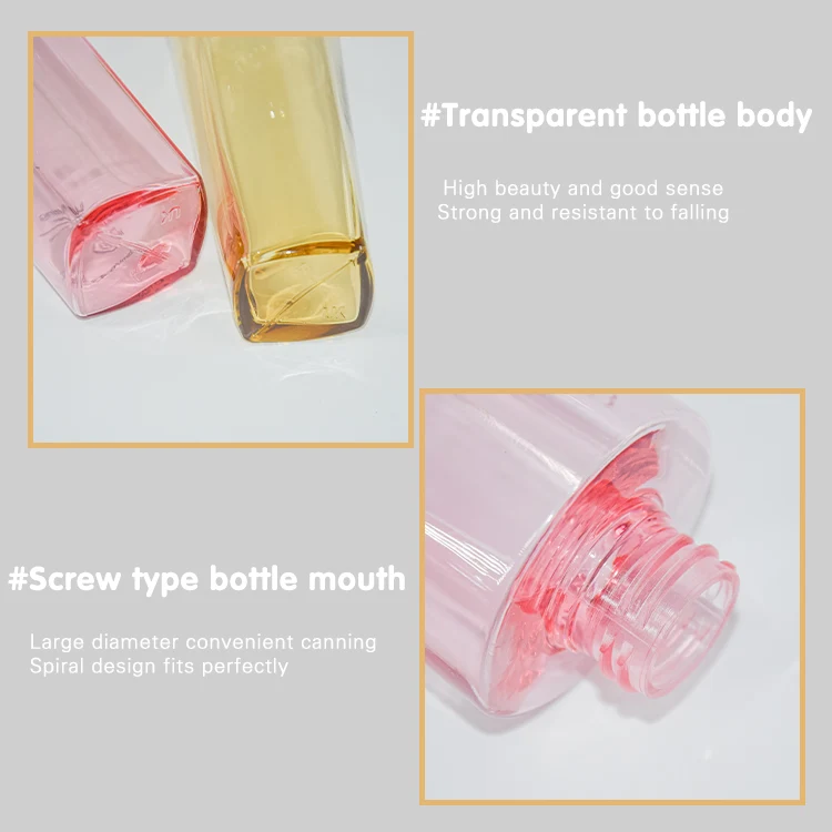 Luxury Essence Water Bottle 50ml 150ml 200ml for Low-viscosity Skincare Products - vista 3