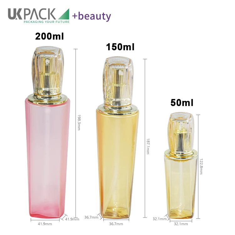 Luxury Essence Water Bottle 50ml 150ml 200ml for Low-viscosity Skincare Products - vista 4