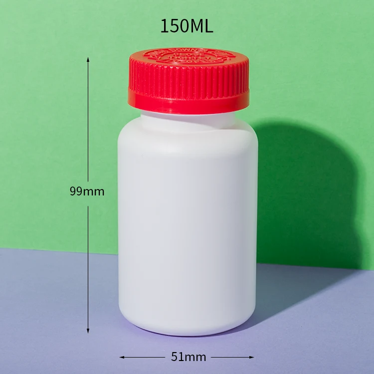 Child-Resistant 150cc HDPE Capsule Bottle - vista 2