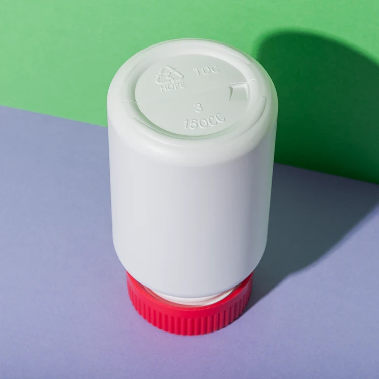 Child-Resistant 150cc HDPE Capsule Bottle - vista 4