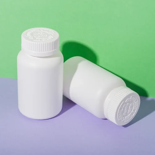 Child-Resistant 175cc HDPE Plastic Capsule Bottle - vista 1