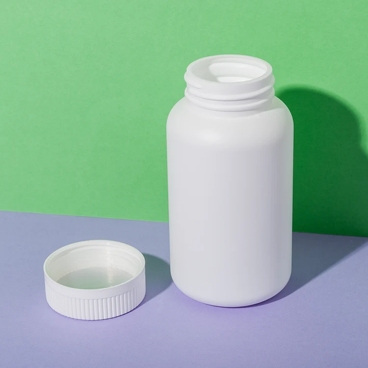 HDPE Plastic 250cc Blank Vitamin Bottle - vista 3
