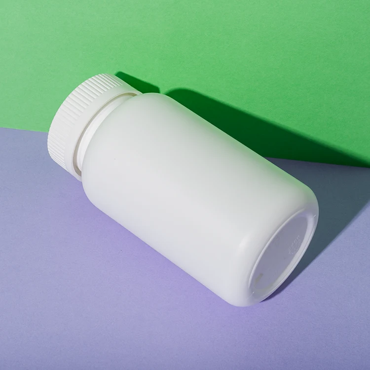 HDPE Plastic 250cc Blank Vitamin Bottle - vista 5