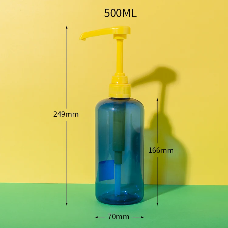 PET Plastic 500ML Shampoo Bottle - vista 2