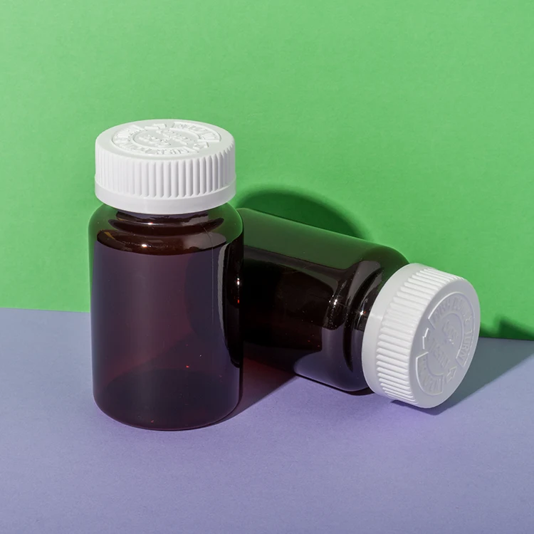 PET Plastic Bottle for Tablets 120cc - vista 1