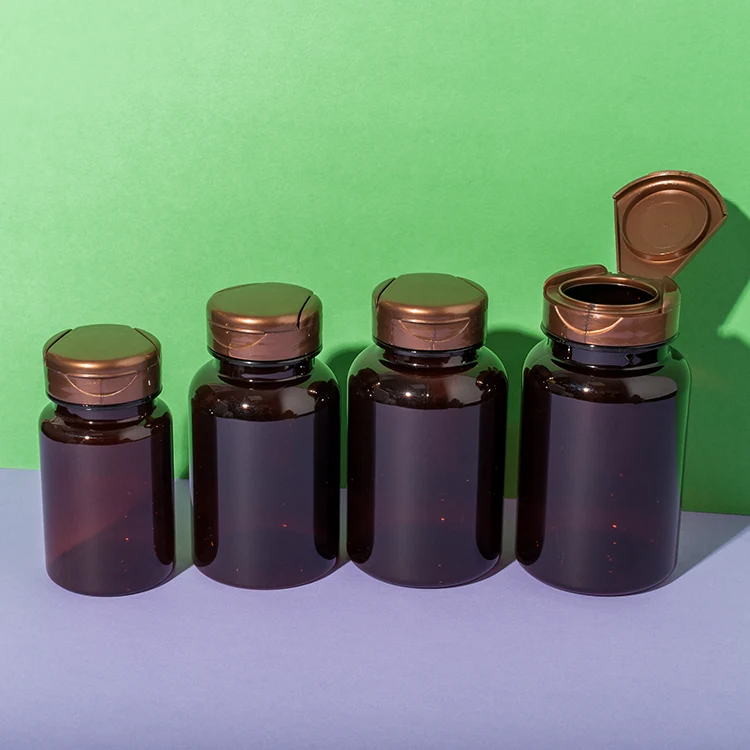 PET Plastic Vitamin Bottle Packaging - vista 1